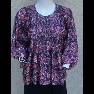 Apiece Apart Silk Oversize Blouse sz 6